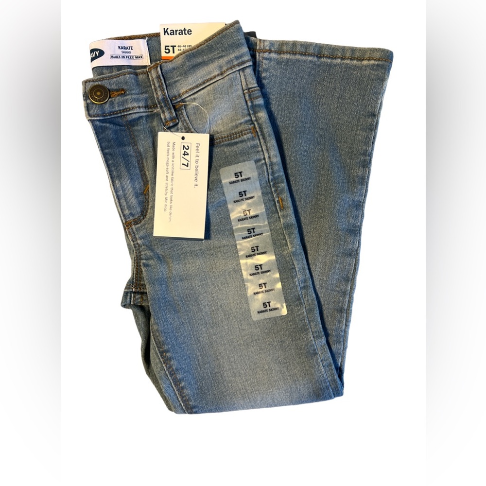 Old Navy Unisex Karate Skinny Jeans Stretch Size 5T